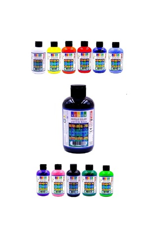 Akrilik Boya 250 Ml 1 Adet Siyah
