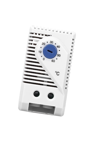 Vkemall Mekanik Termostat Kts011 - 0-60 C Ayar Aralığı, Plasti K Kasa, Ray Montaj, 250vac 10a, Ev Ve Ticari Kullanim İçin Isıtıcı/fan Kontrolü