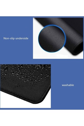 Tongxida 400x1000x3mm Cbtx Kaymaz Kauçuk Petek Desenli Masaüstü Mouse Pad - Stil 1 Stil 1