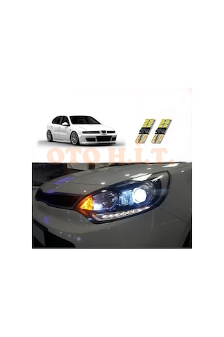 Seat Leon Mk1 Uyumlu Park Ampulü Beyaz Led Aydınlatma Ampulü Canbus'li
