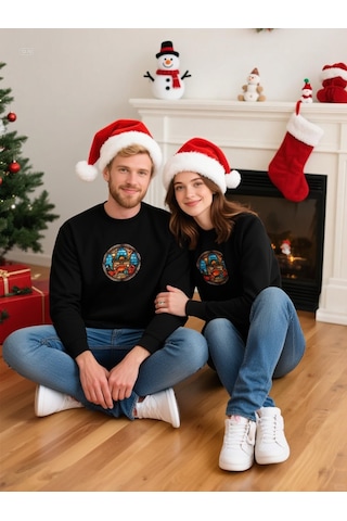 Ogc Şömine Unisex Sweatshirt Siyah