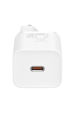Baseus Super Si 1c 25w Hızlı Şarj Adaptörü + 3a Type-c To Type-c 1 Mt Şarj Kablosu Tzccsup-l02