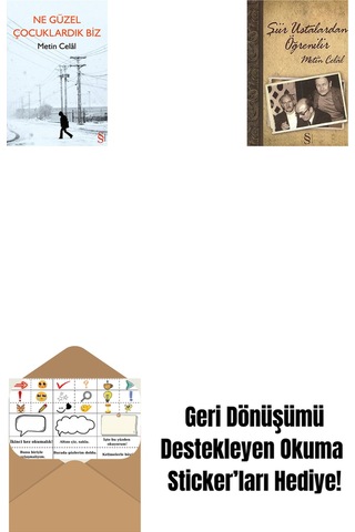 Ne Güzel Çocuklardık Biz + Şiir Ustalardan Öğrenilir + Okuma Sticker'ları