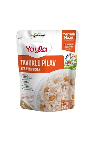 Yayla Tavuklu Pirinç Pilavı 200 G