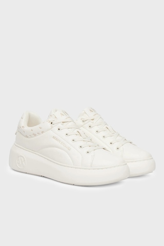 Armani Exchange Logolu Sneaker Ayakkabı Kadın Ayakkabı Xw003064 Af17570 Mz128 Beyaz-gold