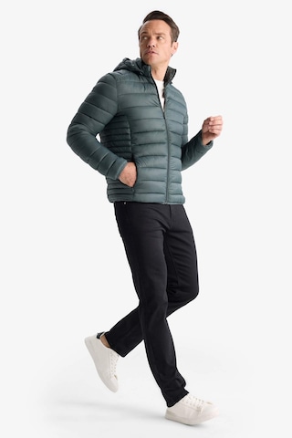 Defacto Su Geçirmez Slim Fit Dar Kesim Kapüşonlu Fermuarlı Şişme Mont N4661az25augn1019 Yeşil