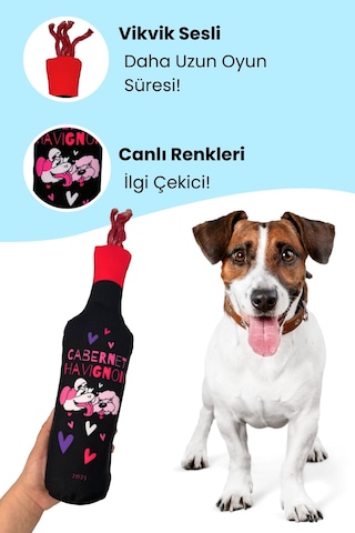 Havhav Cabernet Havignon Vikvik Sesli Peluş Köpek Oyuncağı