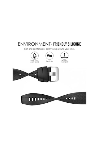 Honor Magic Watch 2 46 Mm Kordon Kayış Klasik Silikon Kordon Metal Tokalı K23 Col8267-9-mavi