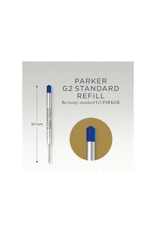 Parker Quinkflow Tükenmez Kalem Yedeği, Mavi Renk Mürekkep, 10'lu Çok Renkli