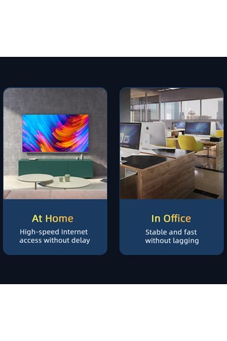 Essager CAT6 RJ45 Ağ LAN Ethernet Kablosu 0.5 Metre  - Yuvarlak Tel Flat Wire