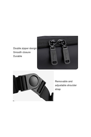 Wondernest Haoshuaı 1100-31 Erkek Simp Su Geçirmez Messenger Çanta Altın