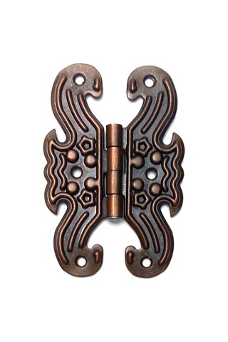 Dekoratif Sac Kelebek Menteşe - Küçük, Eskitme, 100 Adet