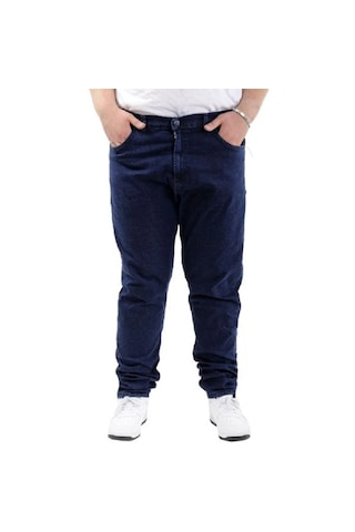 Büyük Beden Erkek Pantolon Kot 21920 Lacivert