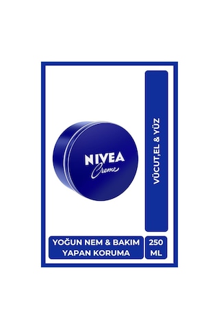 Nivea Creme Nemlendirici Bakım Kremi Teneke 250 ML