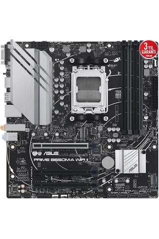 Asus Prıme B650m-a Wıfı Iı Ddr5 Hdmı Dp Pcıe 16x V4.0 Am5 Matx