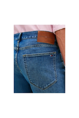 Tommy Hilfiger Slım Straıght Denton Jean Pantolon Düz Paça Cobalt Mavi Çok Renkli