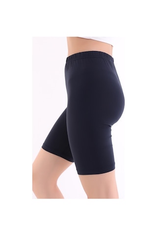 Self Clothing Kadın Antrasit Penye Kumaş Yüksek Bel Kısa Tayt Slf1295