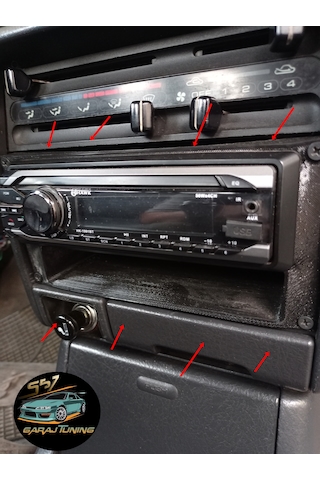 Mazda 3.23 Radio Mask Teyp Çerçevesi