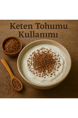 Sultanbahçe Keten Tohumu 250 Gr - Yoğurtlu Tarifler Ve Smoothieler Için-doğal Lif-vegan