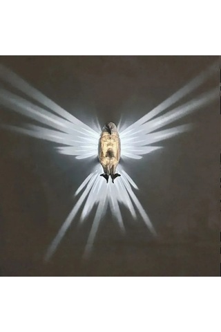 Ulzyvf Şahin Gece Lambası Beyaz, Modern Duvar Süslemesi Beyaz