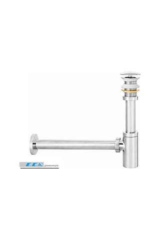 Yak Minimal Süzgeçli Sabit Kapaklı Lavabo Sifonu 102119059 Krom