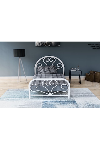 Metalia Gm 118 Baby Tek Kişilik Metal Karyola 90X190 Beyaz