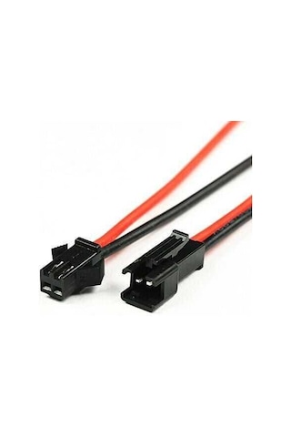 Jst Sm 2 Pin Kablolu Konnektör Seti - 22awg 20cm