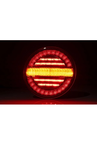 Hamburger Stop Lambası Ledli 12v - 24v 3 Fonksiyon Park Fren Kayar Sinyal 1,00 Mt - Frs.ft-213 Dı