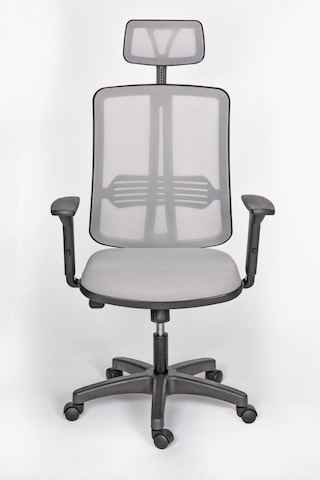 Selecta Güçlendirilmiş Polimer Ayaklı Büro Ve Yönetici Koltuğu Gri