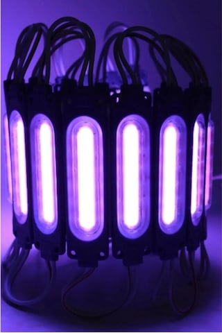 12 Volt 2 Watt Cob Led Modül Mor 10 Adet