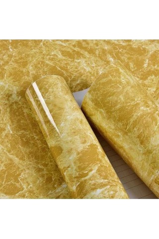 Fastbuy Mermer Desenli Pvc Otostik Duvar Kağıdı - 3m Uzun, Su Ve Yağ Dayanıklı, Mutfak Ve Masaüstü Yenileme