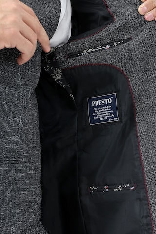 Presto Erkek Yelekli Slimfit Takım Elbise 6 Drop Siyah 788-001 Siyah