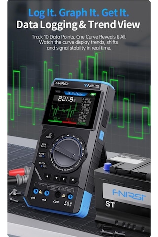 Fnırsı Dst-210 3'ü 1 Arada El Tipi Osiloskop + Multimetre + Sinyal Jeneratörü