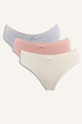 Defacto 3lü Brief Külot-fall İn Love F0204ax25aubr86 Pembe
