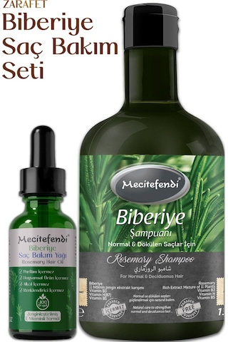 Mecitefendi Zerafet Biberiye Saç Bakım Seti