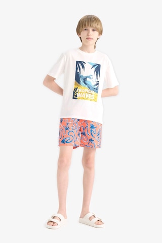 DeFacto Erkek Çocuk Floral Deniz Şortu E5181A825HSOG235