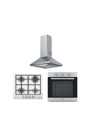 Franke FSL 82 H XS - FHNL 604 4G XE - FDL 6165 XS Inox Ankastre Set