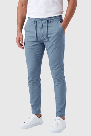 Deepsea Erkek Slim Fit Likralı Mavi Jogger Pantolon Beli Lastikli İpli Esnek Spor Pantolon 2700523