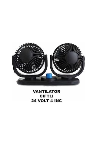 Araç Içi Vantilatör Küçük Çift Başlı 24v 4 Inç Tüm Modeller