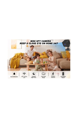 Neevoyu X2 Mini : 4k Hd, Wifi, Gece Görüşü, Hareket Algılama, Ev Güvenliği, Uzaktan İzleme, Kolay Kurulum