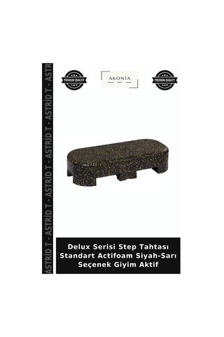 Delux Serisi Step Tahtası Standart Actifoam Siyah-sarı Seçenek Giyim Aktif Diğer
