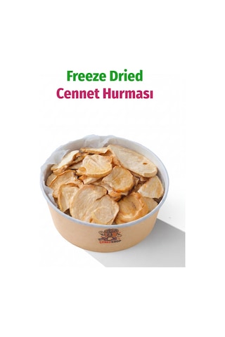 Freeze Dried Dilim Cennet Hurması Dondurularak Kurutulmuş Meyve Cipsi 165 G