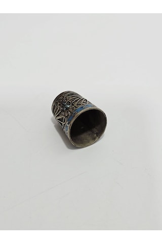 Antika Cloisonne Emaye Yüksük 21,50x18mm 067