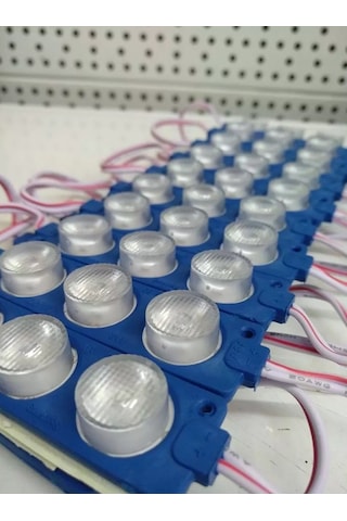 12V Power 3W MAVİ Modül Led 5'Lİ
