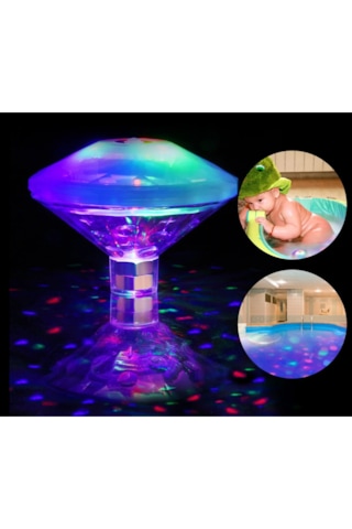 Mobgift Sıcak Led Sualtı Gece Lambası Banyo Yüzme Havuz Işığı
