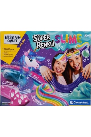 Clementoni Bilim ve Oyun Süper Renkli Slime 64812