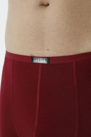 Arma Yıldız Erkek Bambu Boxer Bordo İnce Bel Lastikli 5'li Paket-bordo
