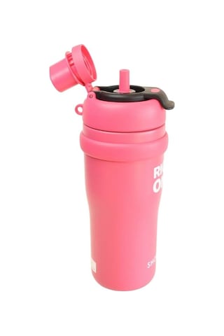 Shotay St-8918 Çift Kullanım Pipetli/rahat İçim Fuşya 720ml Çelik Termos Diğer