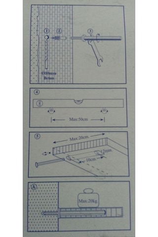 Gizli Raf Tutucu 14 Cm