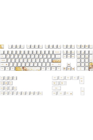 Kalın Pbt Boya Alt Kiraz Tuş Başlıkları 130 Tuşlu Tuş Başlığı Gk61/68/75/84/980/104/108